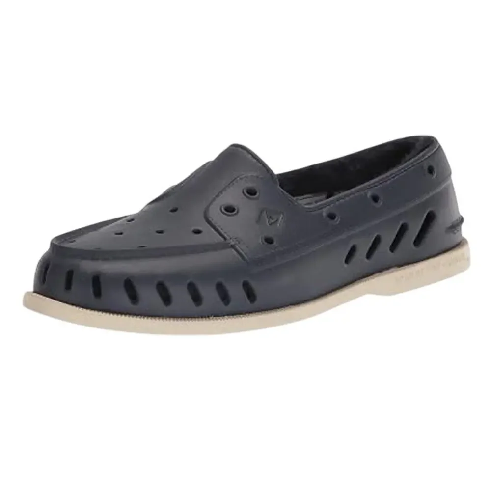 Sperry Mens Original Float Cozy Boat Shoes US 10 EU 43 Navy Blue NWOB